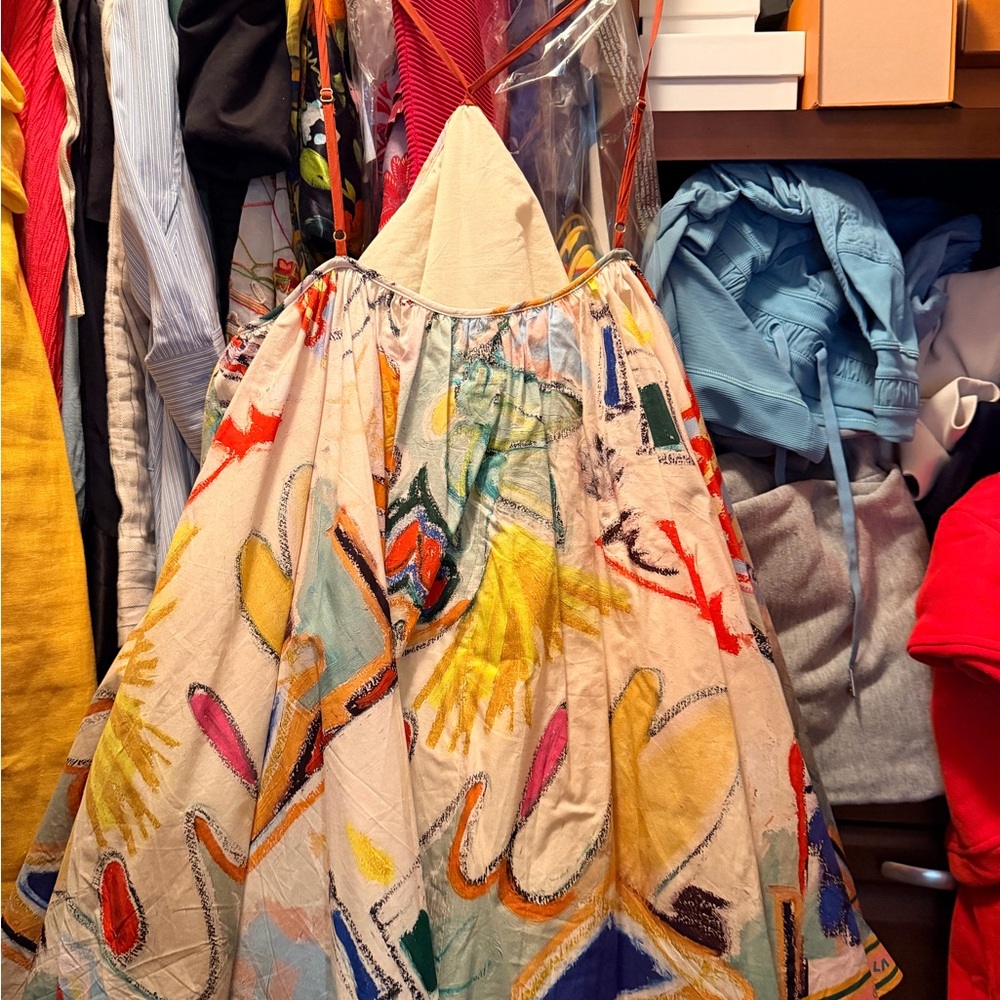 Alemais Multicolor Abstract Backless Dress - Picture 5 of 9
